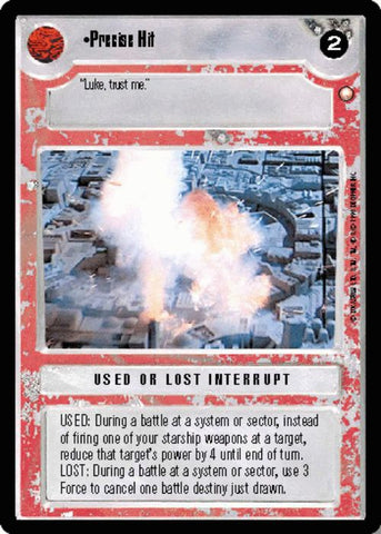 Star Wars CCG | Precise Hit - Special Edition | The Nerd Merchant