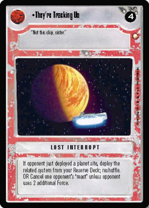 Star Wars CCG | They're Tracking Us - Special Edition | The Nerd Merchant