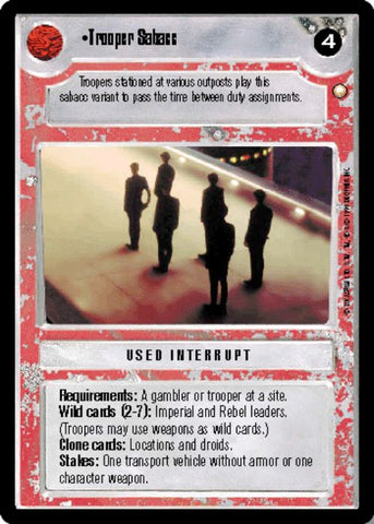 Star Wars CCG | Trooper Sabacc [Light] - Special Edition | The Nerd Merchant