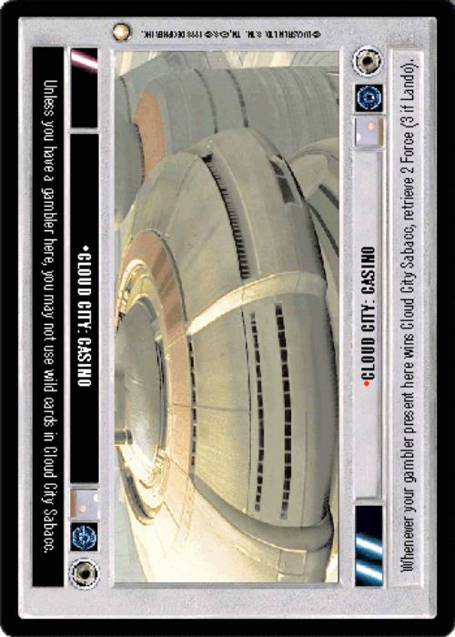 Star Wars CCG | Cloud City: Casino [Light] - Special Edition | The Nerd Merchant