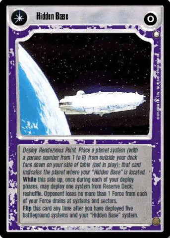 Star Wars CCG | Hidden Base/Systems Will Slip Through Your Fingers - Special Edition | The Nerd Merchant
