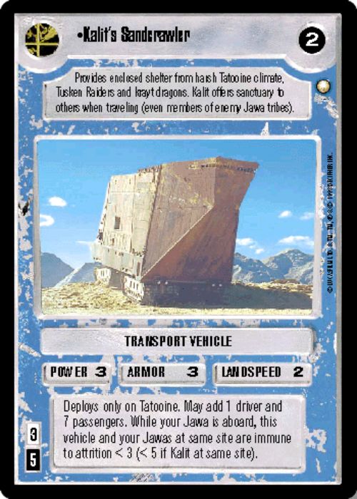 Star Wars CCG | Kalit's Sandcrawler - Special Edition | The Nerd Merchant