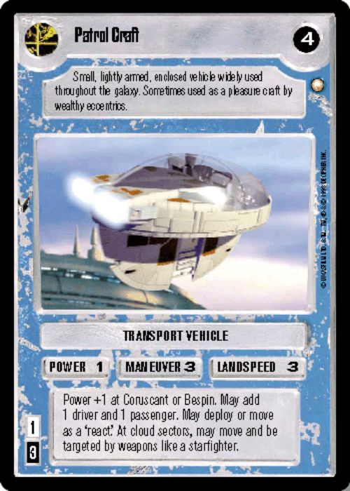 Star Wars CCG | Patrol Craft [Light] - Special Edition | The Nerd Merchant