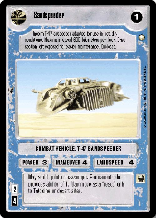Star Wars CCG | Sandspeeder - Special Edition | The Nerd Merchant