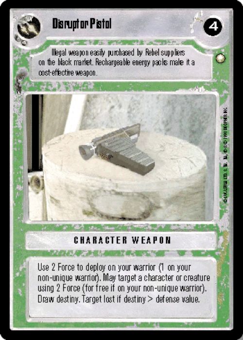 Star Wars CCG | Disruptor Pistol [Light] - Special Edition | The Nerd Merchant