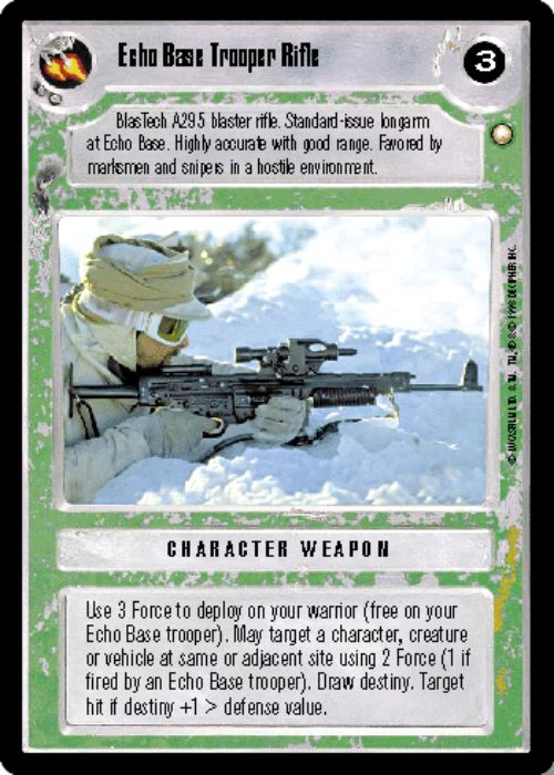 Star Wars CCG | Echo Base Trooper Rifle - Special Edition | The Nerd Merchant