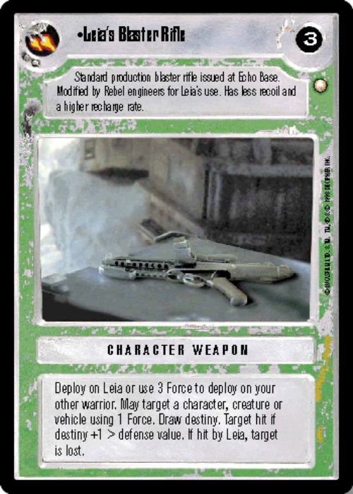 Star Wars CCG | Leia's Blaster Rifle - Special Edition | The Nerd Merchant