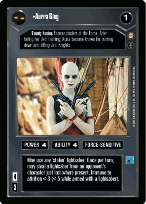 Star Wars CCG | Aurra Sing - Tatooine | The Nerd Merchant