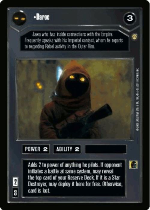 Star Wars CCG | Daroe - Tatooine | The Nerd Merchant