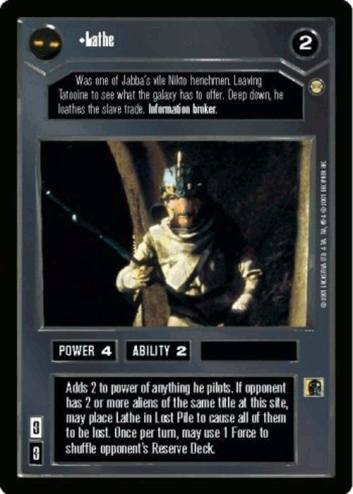 Star Wars CCG | Lathe - Tatooine | The Nerd Merchant