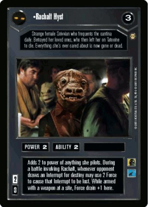 Star Wars CCG | Rachalt Hyst - Tatooine | The Nerd Merchant