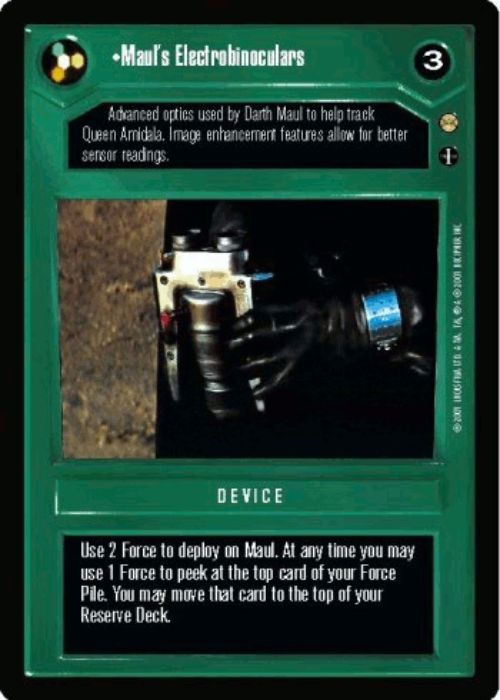 Star Wars CCG | Maul's Electrobinoculars - Tatooine | The Nerd Merchant