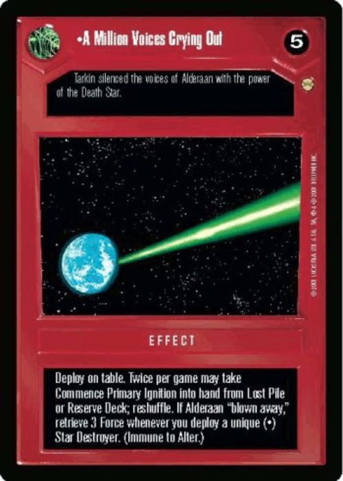 Star Wars CCG | A Million Voices Crying Out - Tatooine | The Nerd Merchant