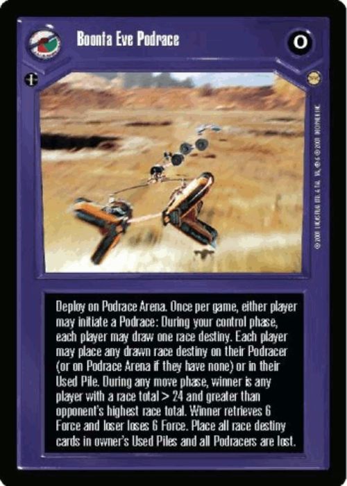 Star Wars CCG | Boonta Eve Podrace [Dark] - Tatooine | The Nerd Merchant