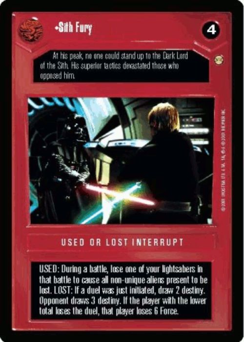 Star Wars CCG | Sith Fury - Tatooine | The Nerd Merchant