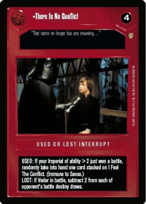 Star Wars CCG | There Is No Conflict - Tatooine | The Nerd Merchant