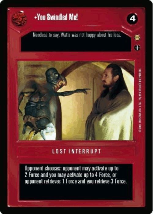 Star Wars CCG | You Swindled Me! - Tatooine | The Nerd Merchant