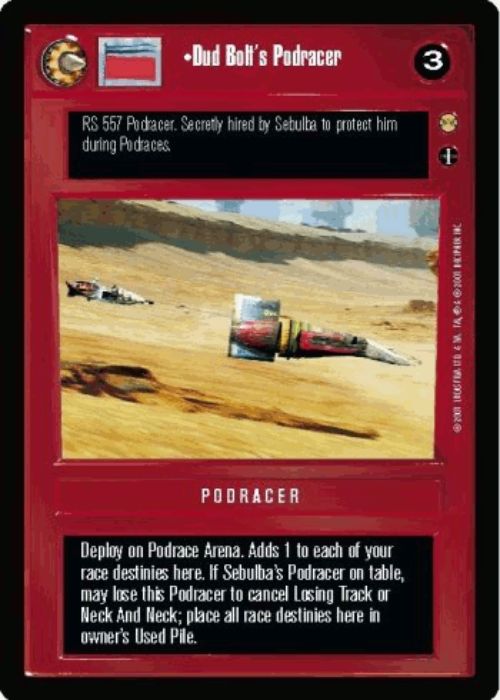 Star Wars CCG | Dud Bolt's Podracer - Tatooine | The Nerd Merchant