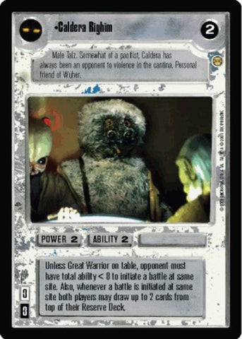 Star Wars CCG | Caldera Righim - Tatooine | The Nerd Merchant