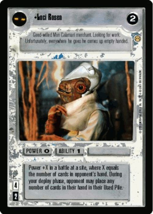 Star Wars CCG | Loci Rosen - Tatooine | The Nerd Merchant