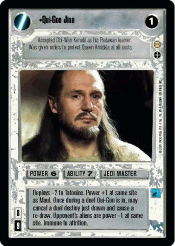 Star Wars CCG | Qui-Gon Jinn - Tatooine | The Nerd Merchant