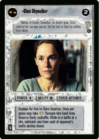 Star Wars CCG | Shmi Skywalker - Tatooine | The Nerd Merchant