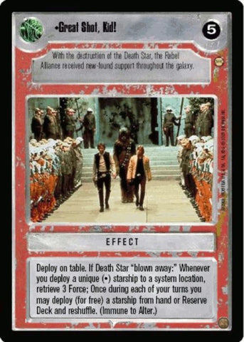 Star Wars CCG | Great Shot, Kid! - Tatooine | The Nerd Merchant