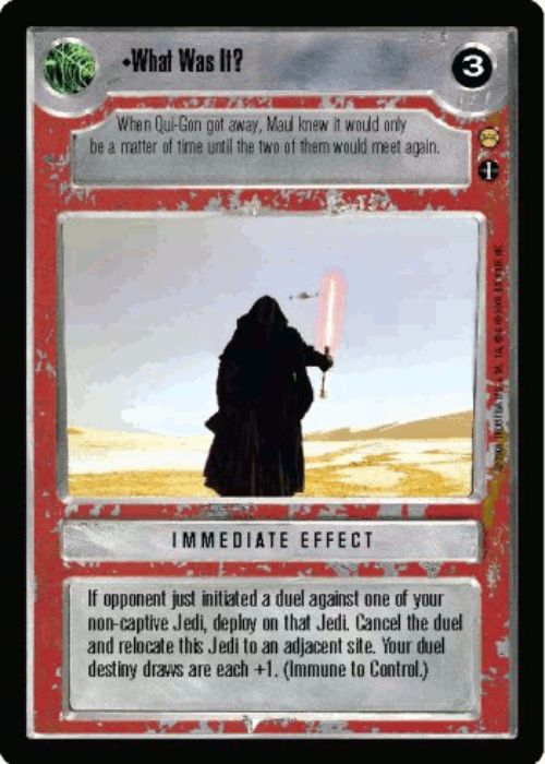 Star Wars CCG | What Was It? - Tatooine | The Nerd Merchant