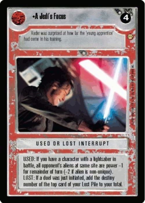 Star Wars CCG | A Jedi's Focus - Tatooine | The Nerd Merchant