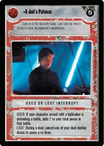 Star Wars CCG | A Jedi's Patience - Tatooine | The Nerd Merchant