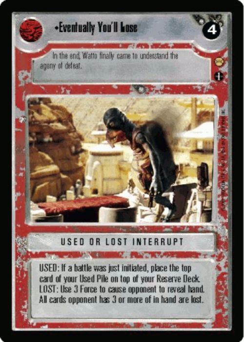 Star Wars CCG | Eventually You'll Lose - Tatooine | The Nerd Merchant