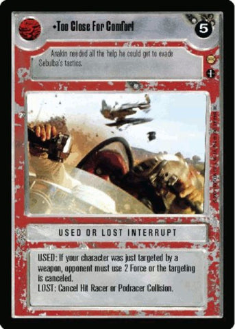 Star Wars CCG | Too Close For Comfort - Tatooine | The Nerd Merchant