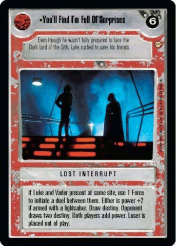 Star Wars CCG | You'll Find I'm Full Of Surprises - Tatooine | The Nerd Merchant