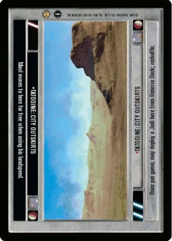 Star Wars CCG | Tatooine: City Outskirts - Tatooine | The Nerd Merchant