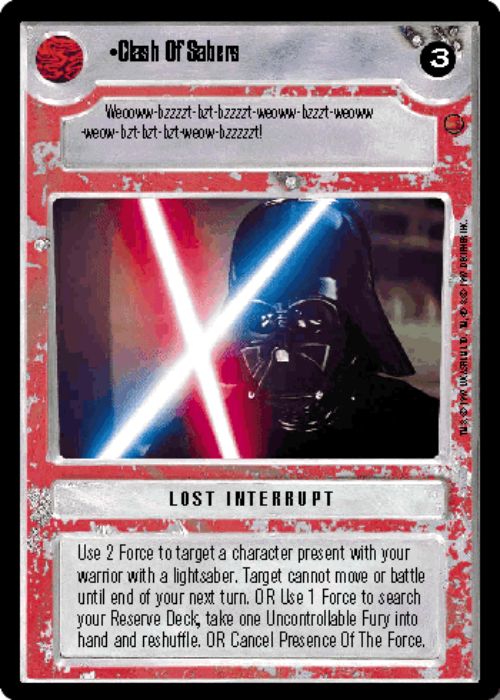 Star Wars CCG | Clash Of Sabers (Foil) - Tournament | The Nerd Merchant