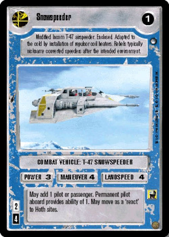 Star Wars CCG | Snowspeeder (Foil) - Tournament | The Nerd Merchant