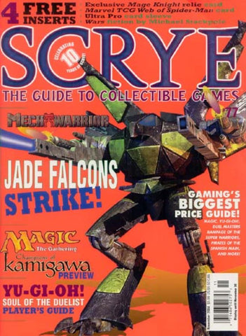 Gaming Magazine | Scrye #77 [Nov 2004] (Mech Warrior) | The Nerd Merchant