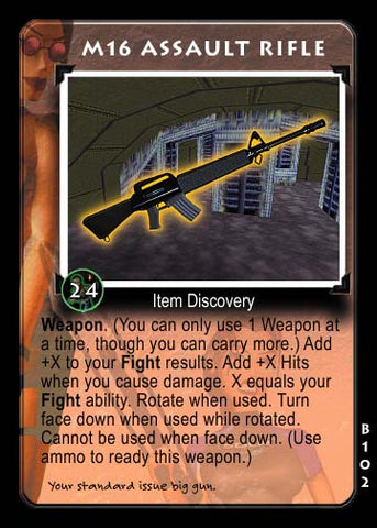 Tomb Raider CCG | M16 Assault Rifle - Big Guns #102 | The Nerd Merchant