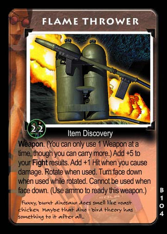 Tomb Raider CCG | Flame Thrower - Big Guns #104 | The Nerd Merchant