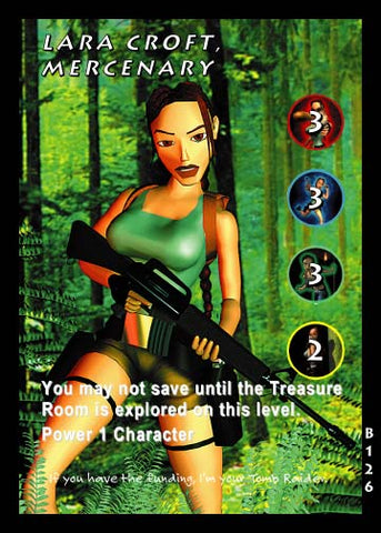 Tomb Raider CCG | Lara Croft, Mercenary - Big Guns #126 | The Nerd Merchant