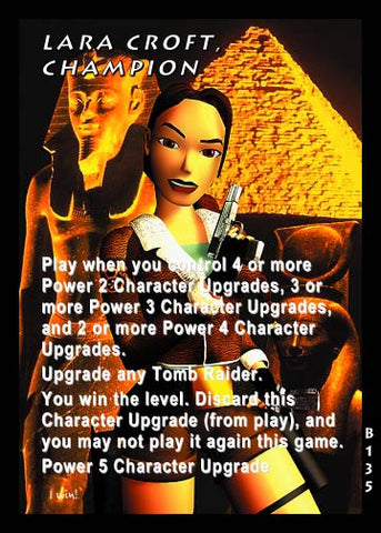 Tomb Raider CCG | Lara Croft, Champion - Big Guns #135 | The Nerd Merchant