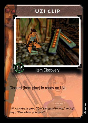 Tomb Raider CCG | Uzi Clip - Premier #119 | The Nerd Merchant