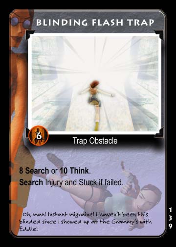 Tomb Raider CCG | Blinding Flash Trap - Premier #139 | The Nerd Merchant