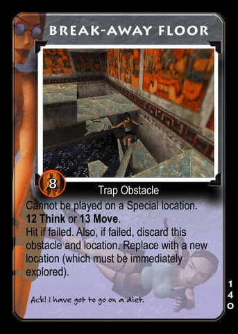 Tomb Raider CCG | Break-Away Floor - Premier #140 | The Nerd Merchant