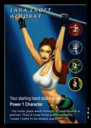 Tomb Raider CCG | Lara Croft, Acrobat - Premier #191 | The Nerd Merchant