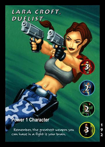 Tomb Raider CCG | Lara Croft, Duelist - Premier #192 | The Nerd Merchant