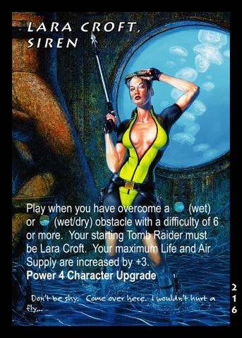 Tomb Raider CCG | Lara Croft, Siren - Promo #216 | The Nerd Merchant