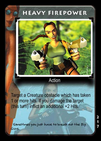 Tomb Raider CCG | Heavy Firepower - Promo #217 | The Nerd Merchant