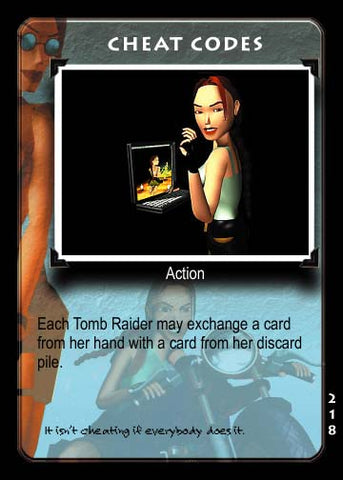Tomb Raider CCG | Cheat Codes - Promo #218 | The Nerd Merchant