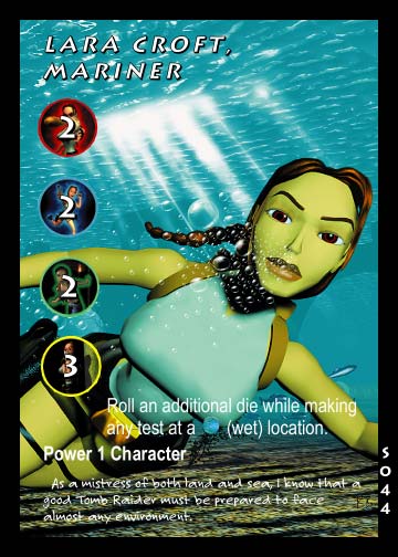 Tomb Raider CCG | Lara Croft, Mariner - Slippery When Wet #44 | The Nerd Merchant